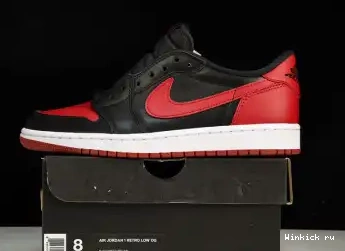 Low Retro Jordan Bred 1 0628